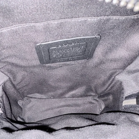 12. Coach Men's West Pack Black and Gray Crossbody - Picture 3 of 4